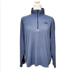 The North Face Fleece Sweater Mens Medium Half Zip Long Sleeve Outdoor Hiking